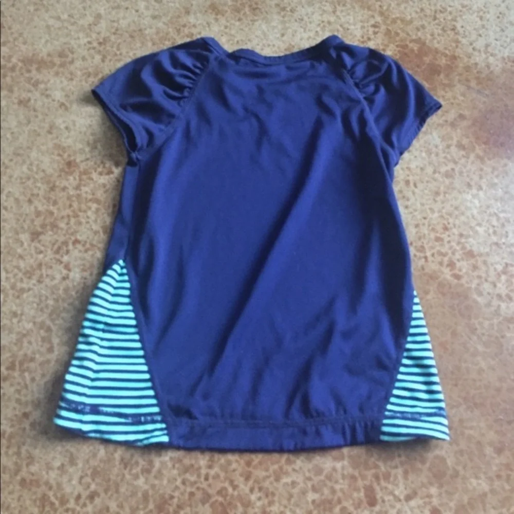 Gymboree S blue color‎ block layered look water resistant swim vacation top